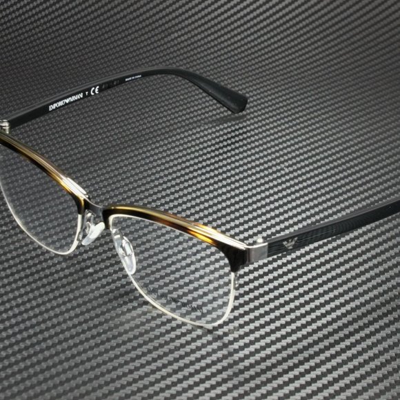 Emporio Armani Men's Gunmetal Havana Eyeglasses!